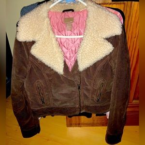 Retro! XXI BROWN Corduroy Moto Jacket